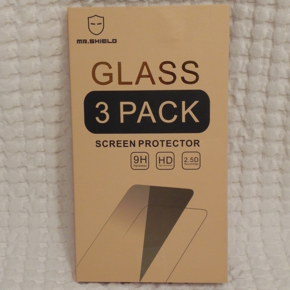 Mr. Shield Tempered Glass Screen Protector 3 Pack for iPhone 7Plus, 8Plus